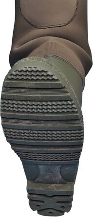 Водонепроникні неопренові вейдерси з чоботами-шипами для чоловіків та жінок - для ходьби по бровах, нахлистової риболовлі, полювання, роботи в багнюці EU 43 UK 9 US 9.5