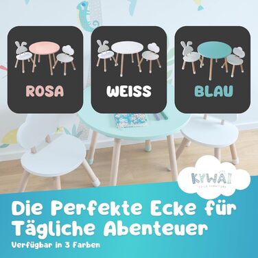 Дитячий стіл з 2 стільцями, дитячий комплект сидіння, дерев&39яний, білий, маленький столик, дитячий комплект сидіння, дитяча кімната, спальня, скандинавський стиль (м&39ятно-зелений)