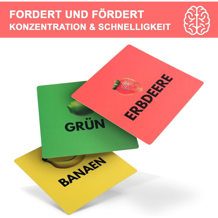 Карткова гра) Вимагає та сприяє зосередженості та швидкості - ідеально підходить для подорожей або подарунків - настільна гра від