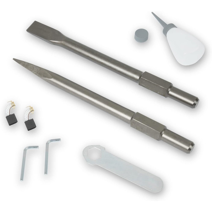 Відбійний молоток EBERTH відбійний молоток електричний 1600 Вт (230 В, 1800 ударів/хв, 36-42 джоулі, шестигранний адаптер SDS HEX