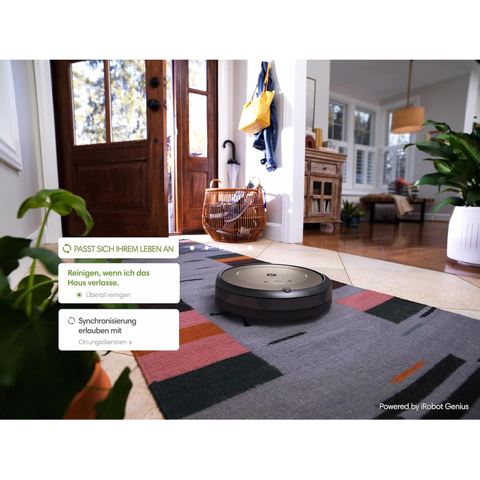 Робот-пилосос iRobot Roomba i1152, з підтримкою WLAN, з двома гумовими щітками для всіх підлог, індивідуальні пропозиції через дод