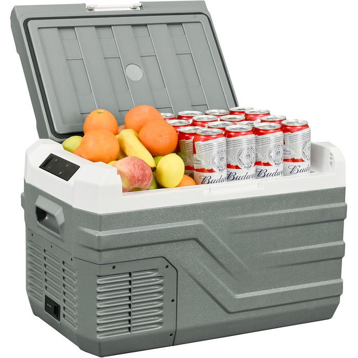 Портативний електричний холодильник, 27 л, автомобільний холодильник 12/24 В постійного струму 100 240 В змінного струму Електричн