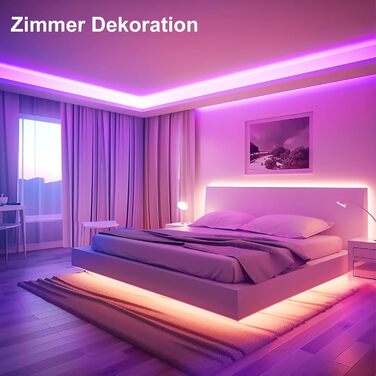 Світлодіодна стрічка VKH 5м, Світлодіодна стрічка 5м Самоклеюча Bluetooth RGB світлодіодна стрічка з пультом дистанційного керуван