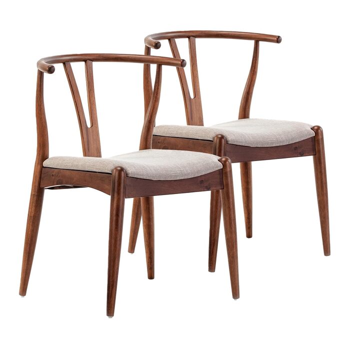 Комплект стільців VS Venta-stock, 2 шт., колір рустикальний горіх