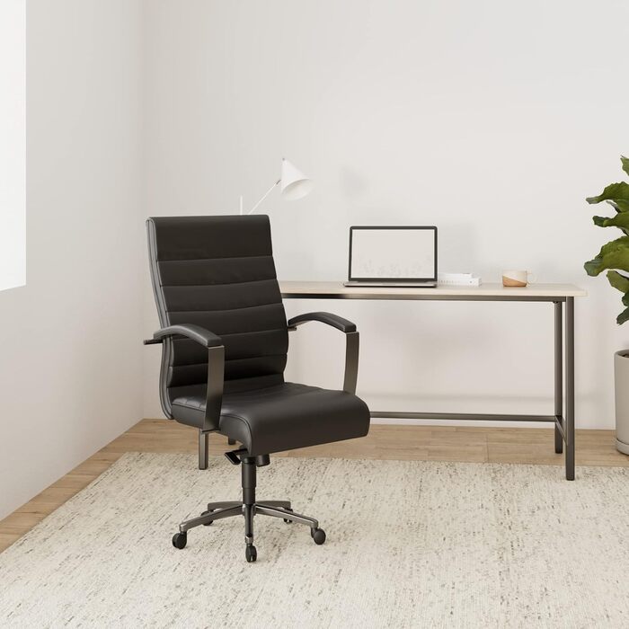 Офісне крісло Topstar Designer, розкішне крісло керівника TD Luxe 10, шкіряне, чорного кольору, 0, чорного кольору