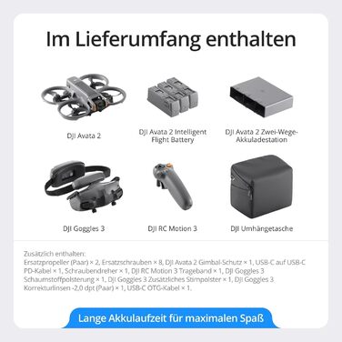 Батареї), FPV дрон з камерою 4K, час польоту макс. 69 хвилин, акробатика одним натисканням кнопки, дрон з камерою з Goggles 3 і RC