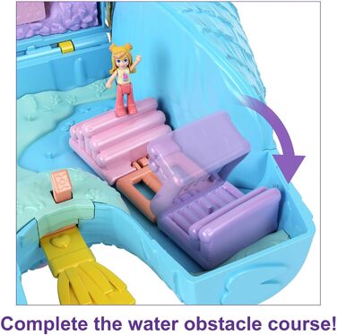 Поллі Кишенькова коробка, лама в піжамі на тему вечірки, з 25 аксесуарами, такими як 2 ляльки та 2 лами, інтерактивні елементи для