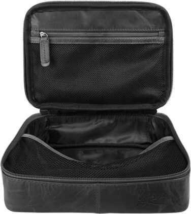 Сумка для туалетного приладдя X-ZONE з натуральної шкіри чоловіча, жіноча вінтажна сумка для туалетного приладдя з гачком підвісни