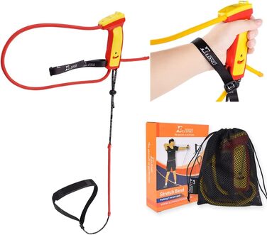 Тренажер для стрільби з лука Elong — силовий розтяжний тренажер для рекурсивних та складних луків, жовтий