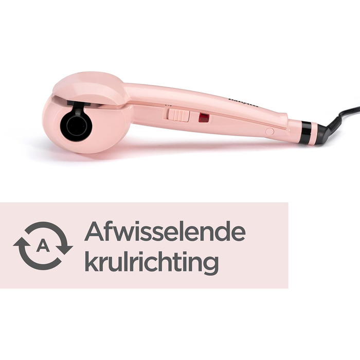 Виготовлена з пластику, автоматична плойка з 2-ма температурними режимами, рожева, 10,1 х 3,3 см, 2664PRE