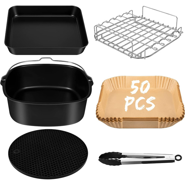 Аксесуар для фритюрниці з гарячим повітрям підходить лише для фритюрниць COSORI 5.5 л, xxl 5.5 літрів квадратних xl з гарячим повітрям