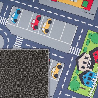 Килим для дитячої кімнати дитячий килим ігровий килим вуличний килим нековзний дівчатка хлопчики, розмір120х160 см, колірСірий 2 1