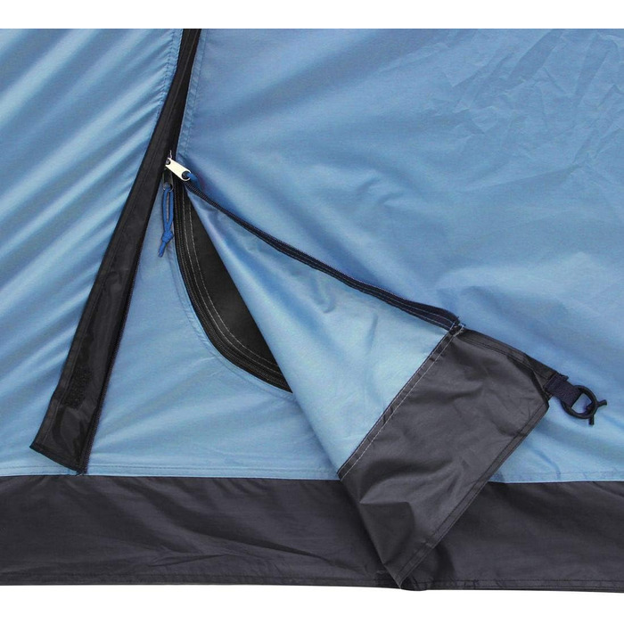 Намет Lido 290 3-місний вігвам-намет Підлога каструля УФ 50 Захист від комах Екран Висота Водонепроникний 5000 мм Синій сірий