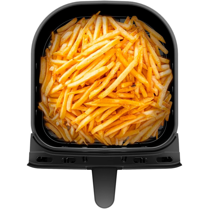 Мультикнопкова фритюрниця WMF, фритюрниця, 1550 Вт, 0,8 кг для 4-6 осіб, здорове смаження, зневоднення, гриль, фритюрниця з 8 програмами, фритюрниця 4,2 л, чорна