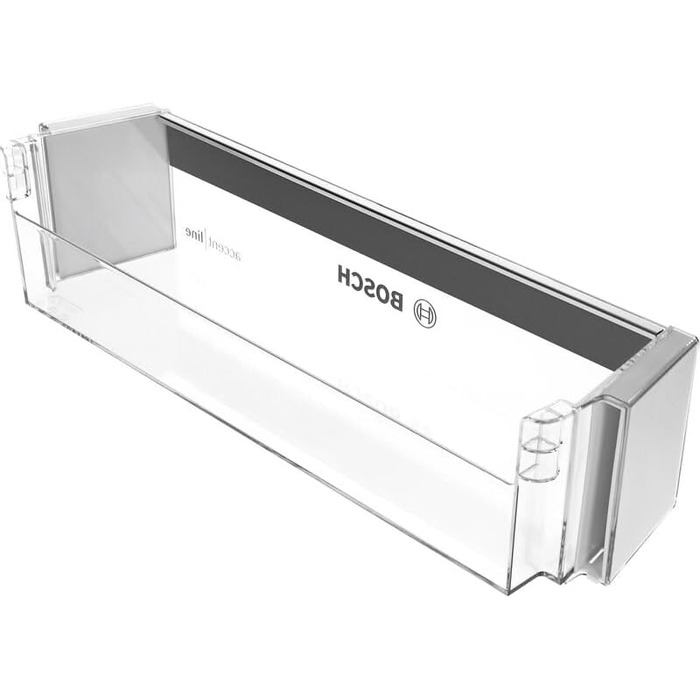 Полиця для пляшок, сумісна з Bosch 00748045, 438x98 мм для дверцят холодильника