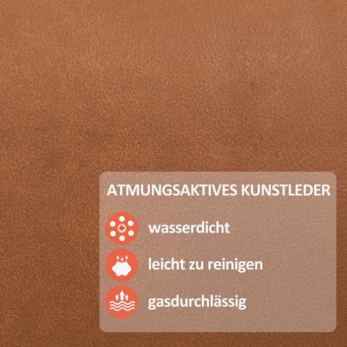 Крісло-реклайнер M MCombo з функцією відкидання, електрично регульоване крісло для телевізора, дихаюча штучна шкіра, USB та підставка для чашок, вітальня, 7033 (коричневий)