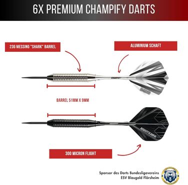 Мішень для дартсу Champify Steeldart, Bullseye 1 (сизаль, турнірний розмір)