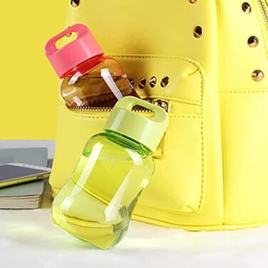 Пластикова кавова кружка, дорожня кружка, пляшка для води, спортивна пляшка для води, чашка для молока, кави, чаю, соку, місткість 350 мл, рожева, 3 шт. и