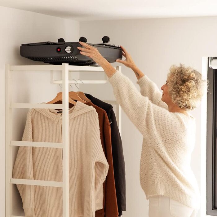 Бутановий обігрівач Cecotec Ready Warm 4000 Slim Fold. 4200 Вт, складаний, керамічний, 3 режими, газові балони 10 кг, потрійна система безпеки, 4 колеса з різним напрямком руху, площа охоплення 30 м