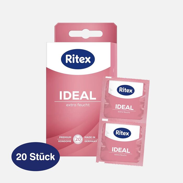 Презервативи Ritex IDEAL Extra Moist, 20 шт