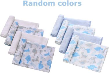 Дитячі муслінові пелюшки муслінові пелюшки муслінові пелюшки для відрижки набір з 4 муслінові пелюшки 70x70см бавовна дівчинка хло