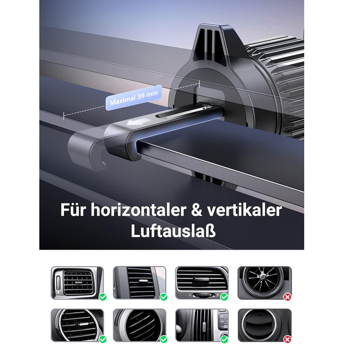 Тримач для мобільного телефону Автомобільний магніт Тримач для мобільного телефону Магніт для вентиляції Магнітний тримач для смар