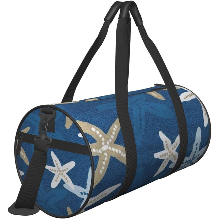 Універсальна спортивна сумка-мішок для подорожей, синій фон, підходить для чоловіків та жінок