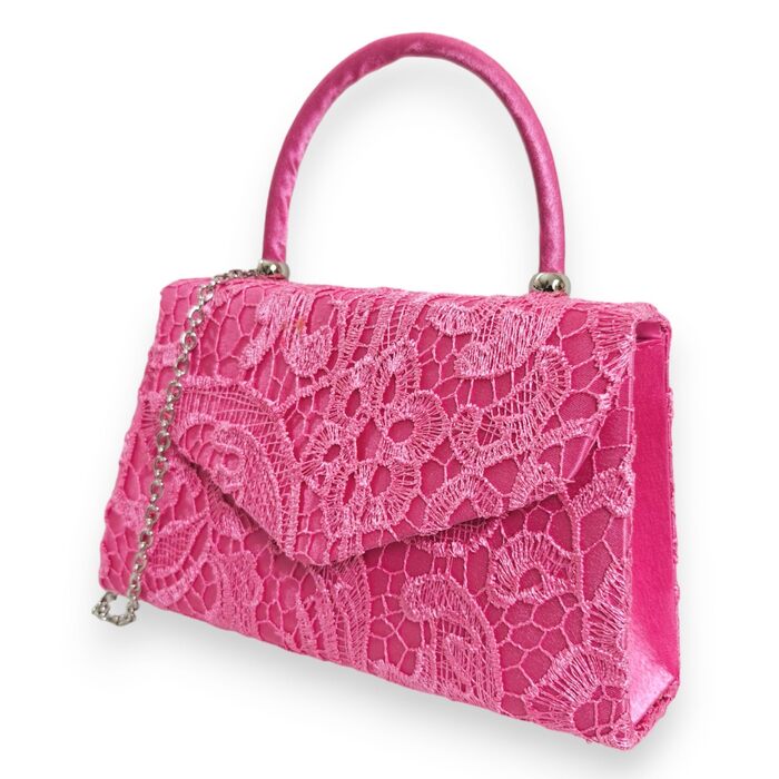 Нова з біркою вінтажна сумочка з мереживом, квітковим принтом, для нареченої, на весілля, вечірня, святкова, клатч, сумка на плече, біла, середнього розміру, ніжно-рожева, 9