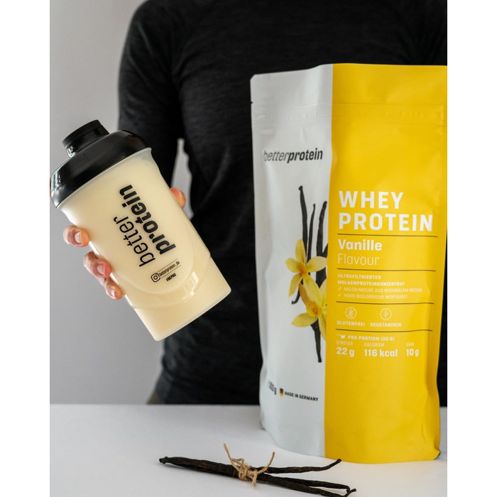 Сироватковий протеїн BetterProtein, Ваніль, 1 кг