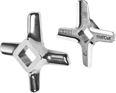 Хрестовий ніж INOX Eversharp Розмір 8 - Сумісний/Заміна з м'ясорубкою Jupiter - Bosch - Alexanderwerk - Kenwood A950