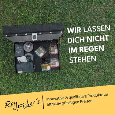 Рибальський ящик/рибальський кейс Roy Fisher з 2 шухлядами, ящик для снастей, ящик для сидіння, рибальське сидіння, рибальський кейс з 2 шухлядами