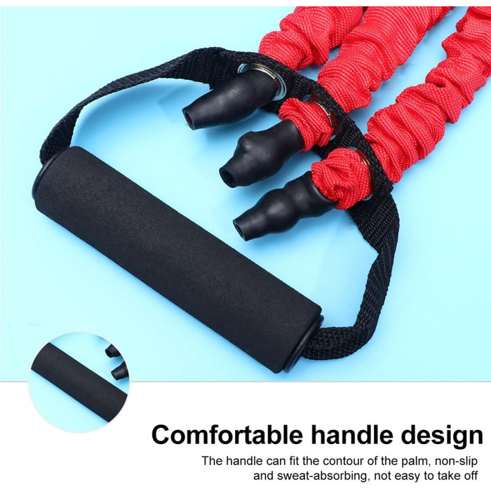 Тренажер для силових тренувань з пружинною коробкою, ручками, ремінцями для тренажерного залу, мережевий тренажер для грудей, пристрій для тренувань з еспандером для грудей, тренажер для вправ, фітнес-пулер, жовтий, червоний