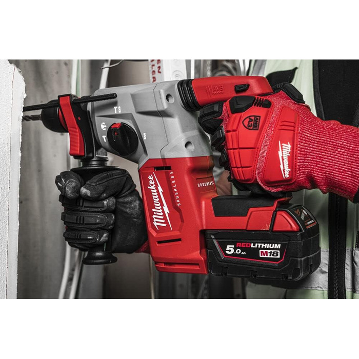 Акумуляторний комбінований перфоратор Milwaukee M18 BLHX-0X червоний