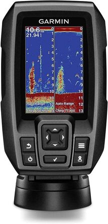 Датчик Garmin Chirp-fishfinder Striker 4, з двопроменем і GPS, чорний, OneSize, 0753759147020
