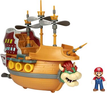 Ігровий набір SUPER MARIO Deluxe Дирижабль Боузера з фігуркою Маріо