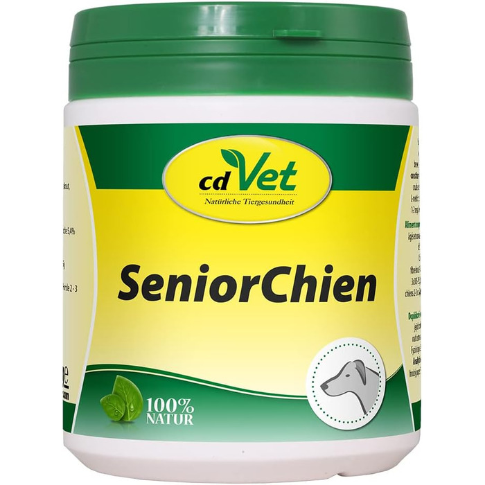 Г SeniorDog 250г натуральний та ефективний комплекс для підтримки здоровя суглобів у собак та котів, збагачений вітамінами та мінералами, 150