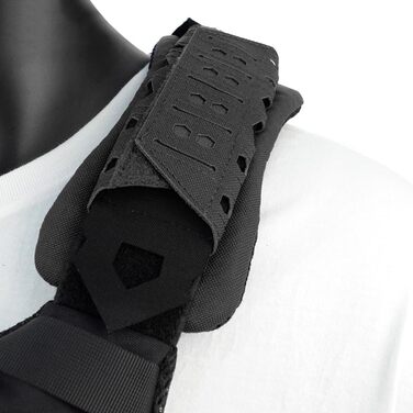 Наплічний ремінь для перенесення, знімна протиударна накладка на ремінь рюкзака Тактична мяка сітчаста підкладка для жилетів Рюкзаки Ремінці для гітари Сумка для риболовлі