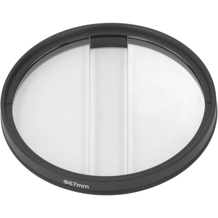 Діоптрійний фільтр центрального поля, подвійна призма у вигляді півмісяця, діоптрійний фільтр центрального поля, аксесуари для дзеркальних фотокамер (67 мм)