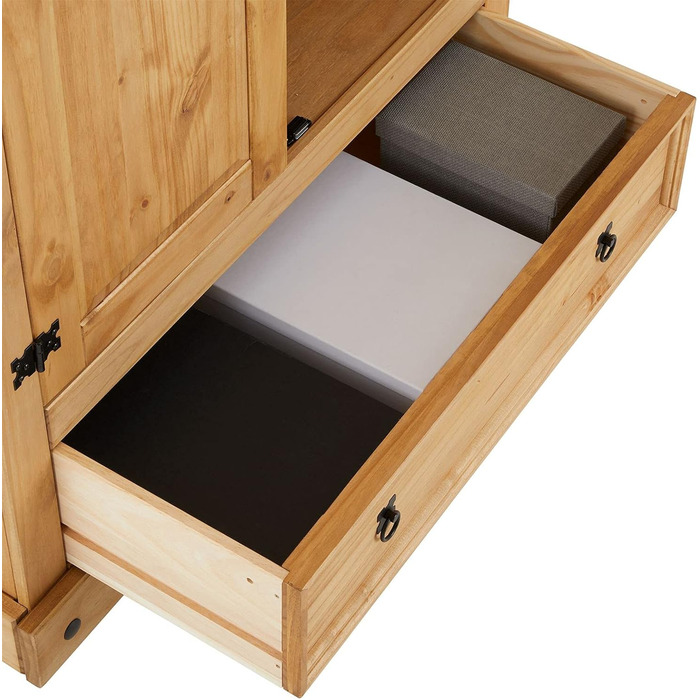 Шафа Сальса, мексиканський стиль, масив сосни, тонована/вощена, 2 дверцята та 1 шухляда