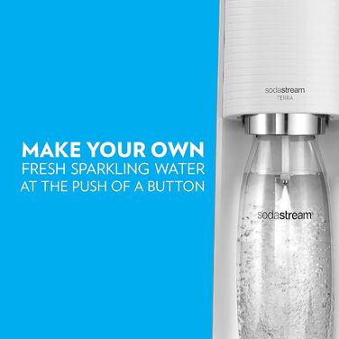 Виробник газованої води SodaStream Terra (білий) з пляшкою CO2 та DWS
