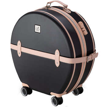 Валіза Semi Line 20' (S) Black/Pink Cream (T5671-2)