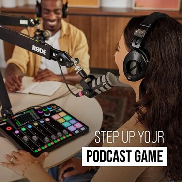 �DE PodMic Якісний динамічний мікрофон з вбудованим поворотним кріпленням для подкастингу, стрімінгу, ігор та запису голосу, XLR,