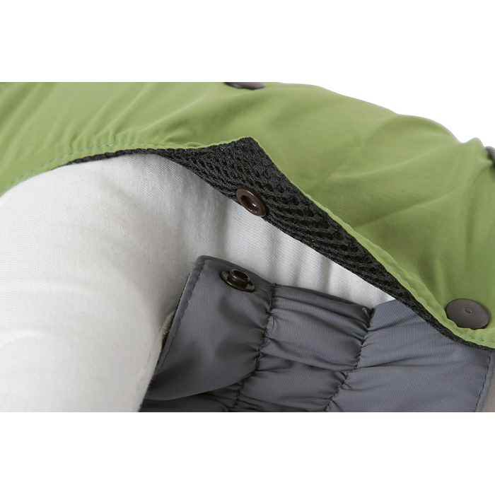 Пальто для собак Kerbl Pet Outdoor Vancouver, зелено-сіре, 35 см