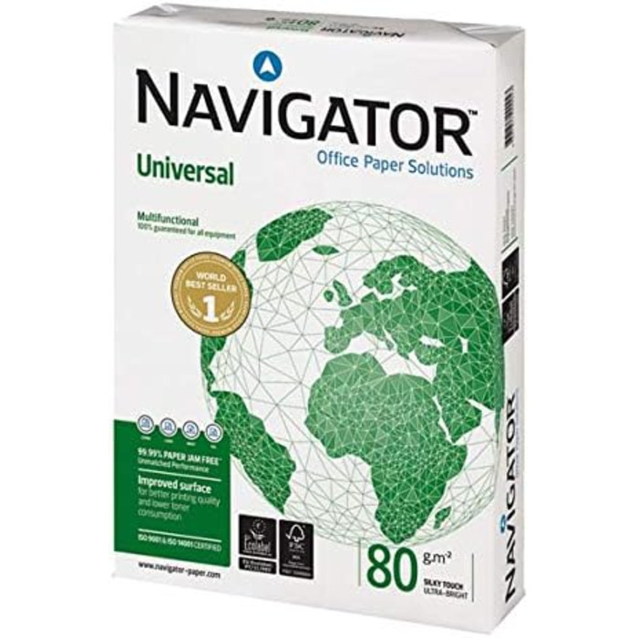 Папір універсальний А3-297 х 420 мм 80 г Навігатор Пак 500 фг