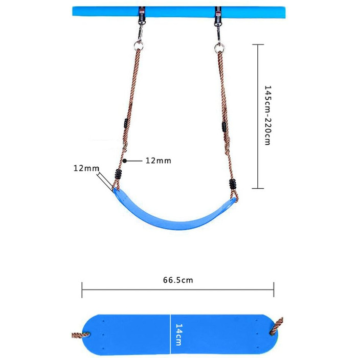 Еластичні дитячі гойдалки Extsud колір Єва м'яка дошка U-подібні гойдалки дошка гойдалки сидіння гойдалки дошка гойдалки навантаже