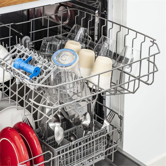 Тефаль Джеймі Олівер K1644344 Чоп і шейкер без світла Ємність 450 мл Мультишредер Універсальний подрібнювач для овочів, фруктів, цибулі, горіхів, часнику білий/синій білий/синій сингл