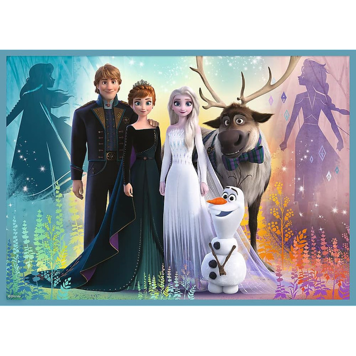 Пазл Trefl 34381 4 в 1 Disney&39s Frozen 2 з якісним принтом для дітей від 3 років Пазл Неймовірний світ Disney Frozen 2