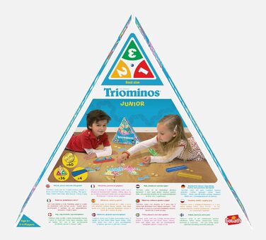 Настільні ігри від 4 років - Настільні ігри для 2-4 гравців - Гра в доміно, сімейна гра для дітей із середньою тривалістю 20 хвили