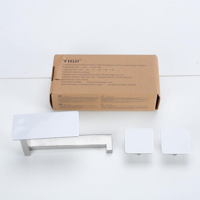 Тримач для туалетного рушника Без свердління Тримач для туалетного рушника з матової нержавіючої сталі Тримач для туалетного рушни