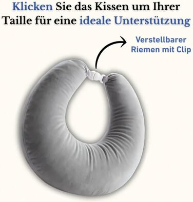 Ергономічна подушка ваш союзник для комфорту та творчих моментів, подушка для читання на ліжко та диван, ігрова подушка, для читання, гри, роботи, в&39язання гачком, зменшує втому рук (сіра)